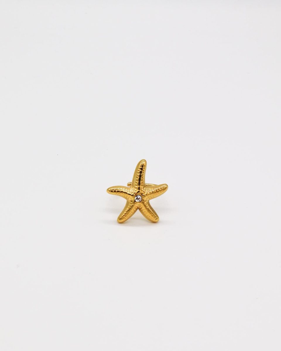 Anel Starfish Scintilant
