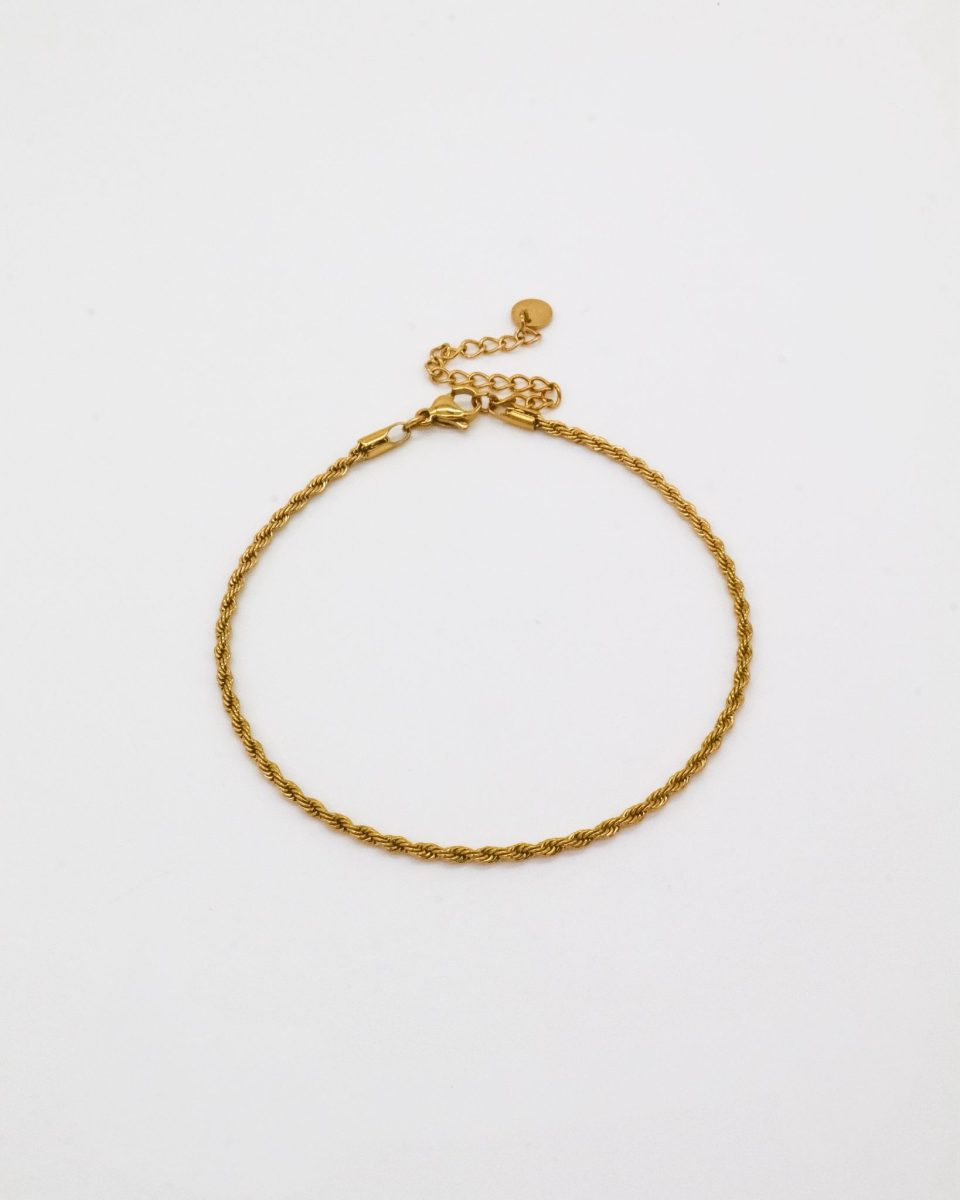 Pulseira de Pé Malha Fina